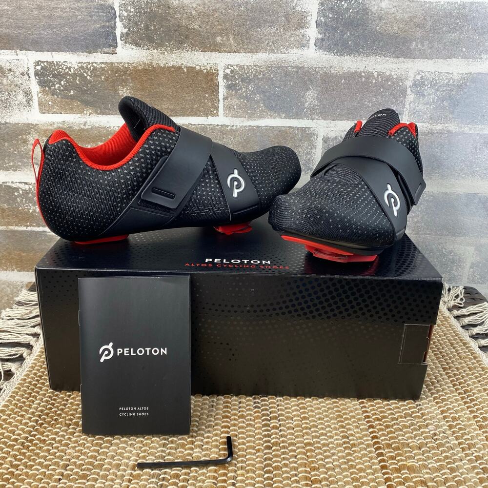 Peloton Unisex Altos Cycling Shoes Black BS03-01UB-080 Size US 8 M / 9,5 W Boxed